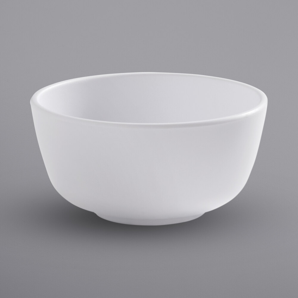 American Metalcraft MCB10WH Mix & Matte 10 oz. Matte White Melamine Bouillon Cup