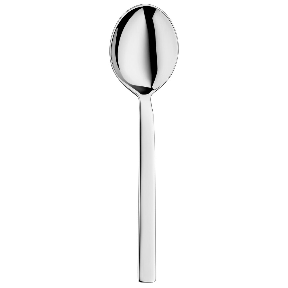 WMF Unic from BauscherHepp 6 3/4" 18/10 Stainless Steel Extra Heavy Weight Soup / Cream Spoon - 12/Case