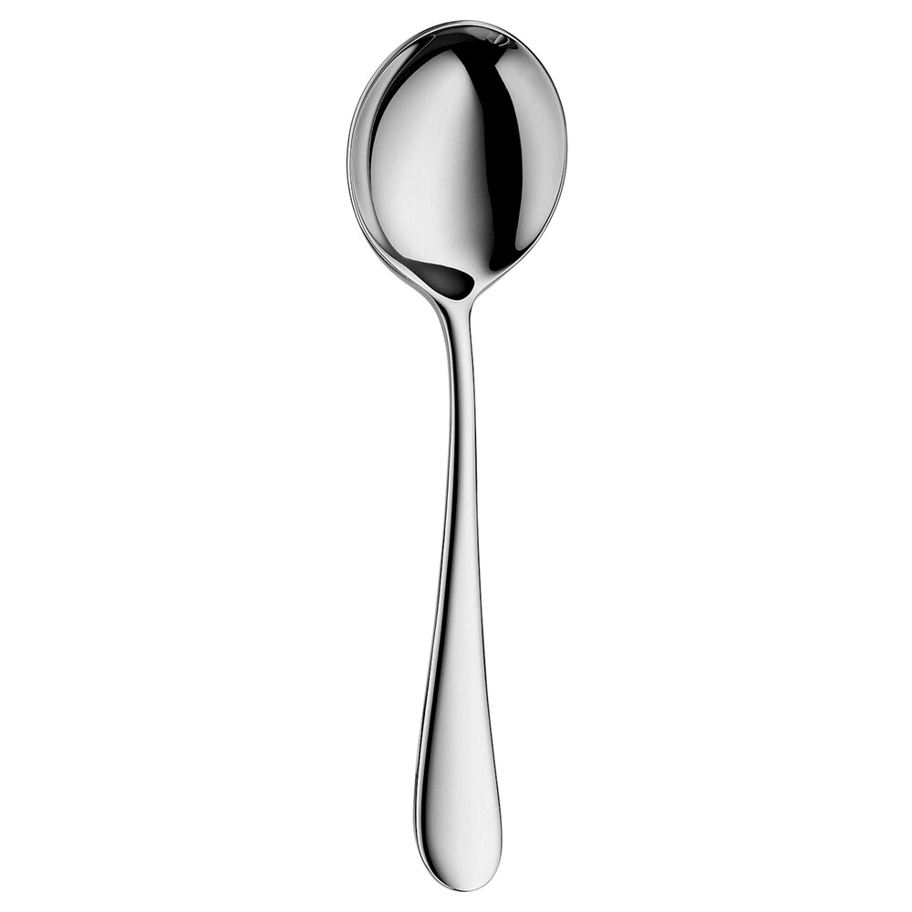 WMF Signum from BauscherHepp 6 3/4" 18/10 Stainless Steel Extra Heavy Weight Soup / Cream Spoon - 12/Case