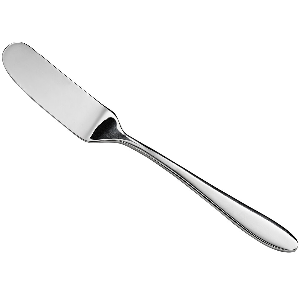 Acopa Remy 6 1/4" 18/8 Stainless Steel Extra Heavy Weight Butter Knife - 12/Case