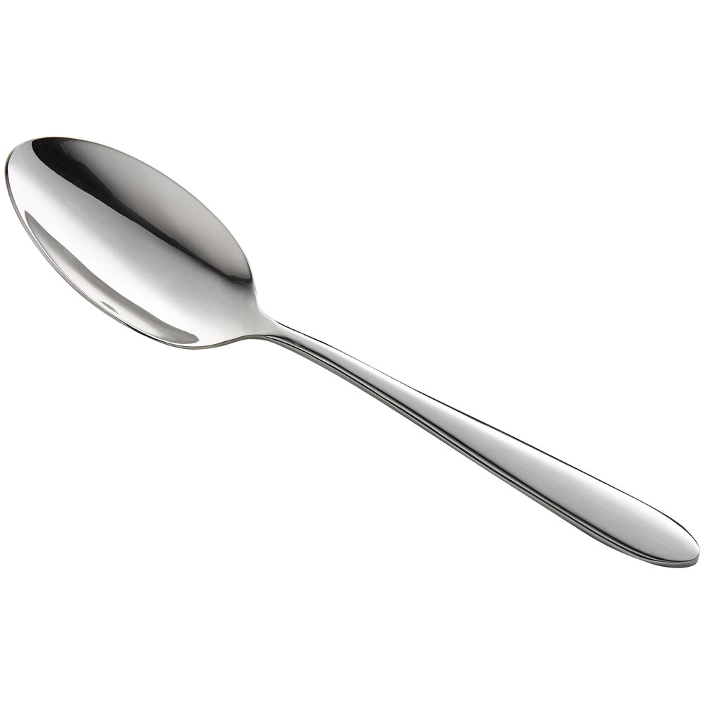 Acopa Remy 7" 18/8 Stainless Steel Extra Heavy Weight Dinner / Dessert Spoon - 12/Case