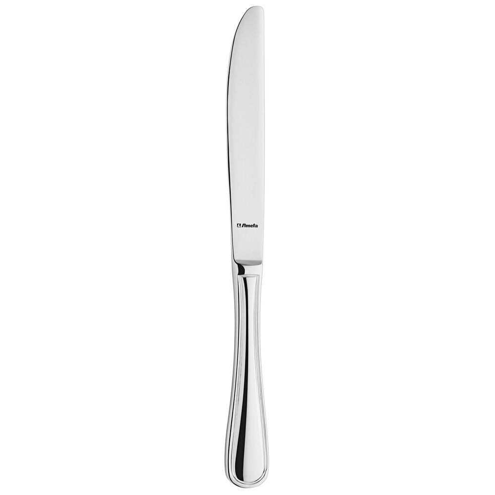 Amefa 843000B000335 Haydn 8 1/4" 18/10 Stainless Steel Extra Heavy Weight Dessert Knife - 12/Case