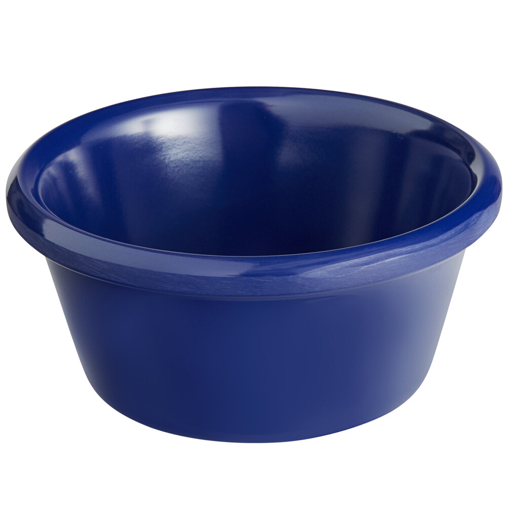 Acopa 6 oz. Blue Smooth Melamine Ramekin - 12/Case