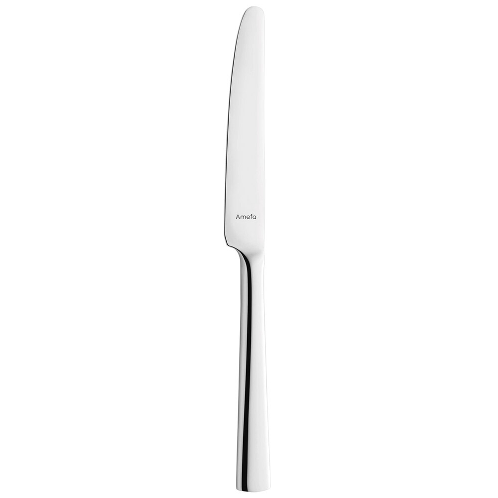 Amefa 193300B000305 Bliss 8 13/16" 18/0 Stainless Steel Heavy Weight Table Knife - 12/Case