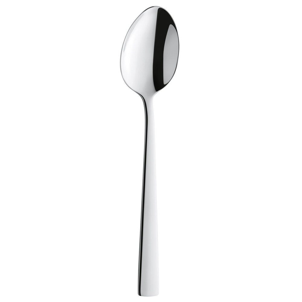 Amefa 193300B000345 Bliss 7 7/16" 18/0 Stainless Steel Heavy Weight Dessert Spoon - 12/Case