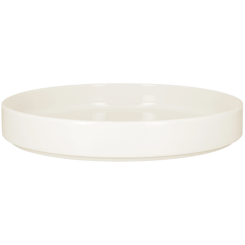 RAK Porcelain NODP27 Nordic 10 5/8" Warm White Porcelain Round Deep Plate - 6/Case