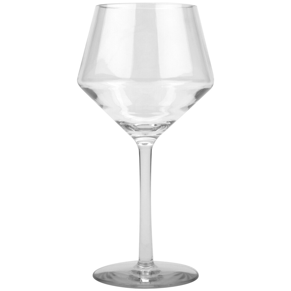 GET SW-2000-CL Via 18 oz. Customizable Tritan™ Plastic Wine Glass - 24/Case
