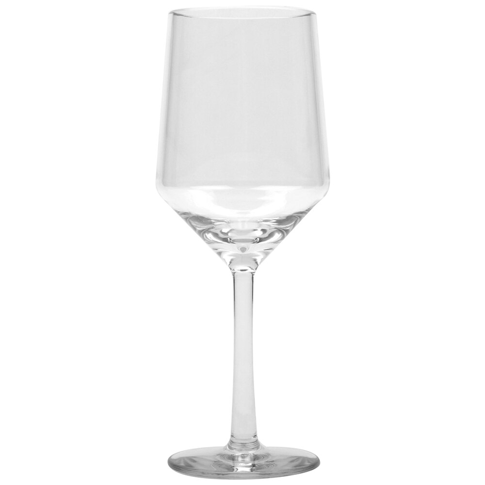 GET SW-2002-CL Via 14 oz. Customizable Tritan™ Plastic Wine Glass - 24/Case