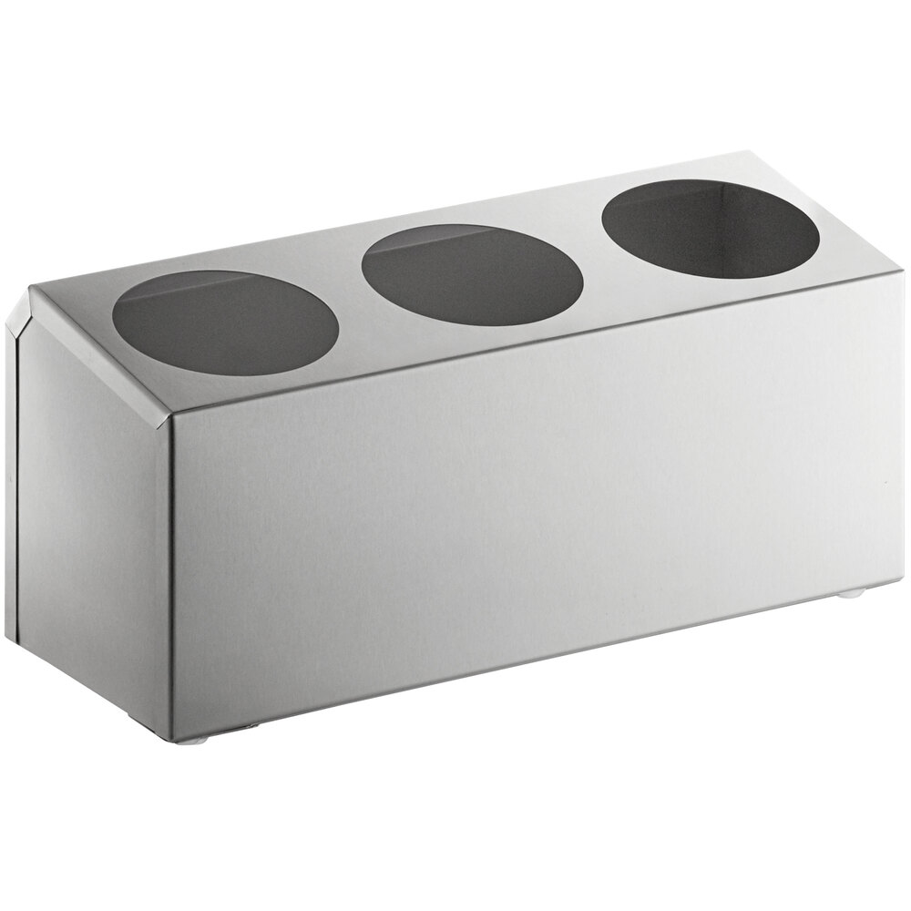 Choice Three Hole Stainless Steel Flatware Organizer