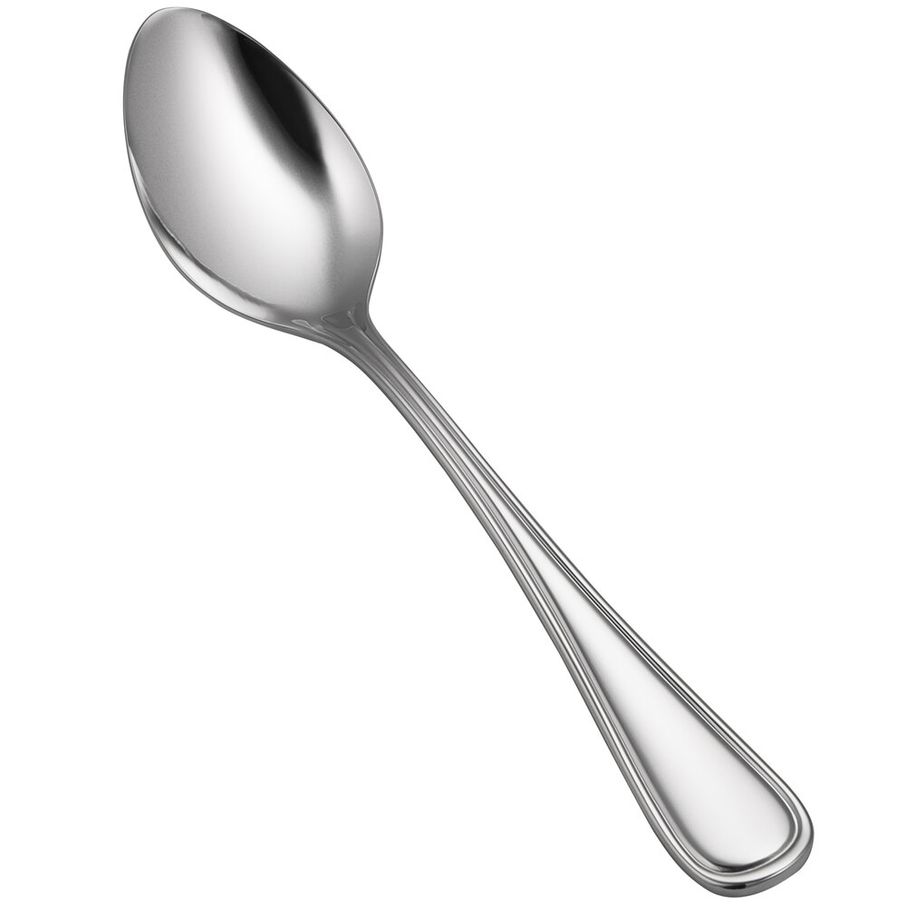 Bon Chef S4600 Ravello 6 1/4" 18/10 Stainless Steel Extra Heavy Weight Teaspoon - 12/Case