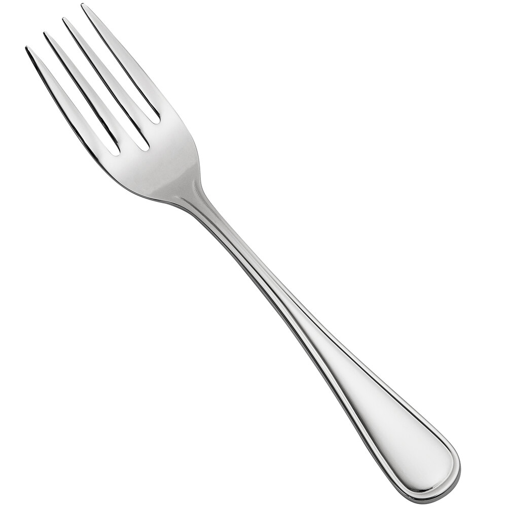 Bon Chef S4607 Ravello 6 1/2" 18/10 Stainless Steel Extra Heavy Weight Salad Fork - 12/Case