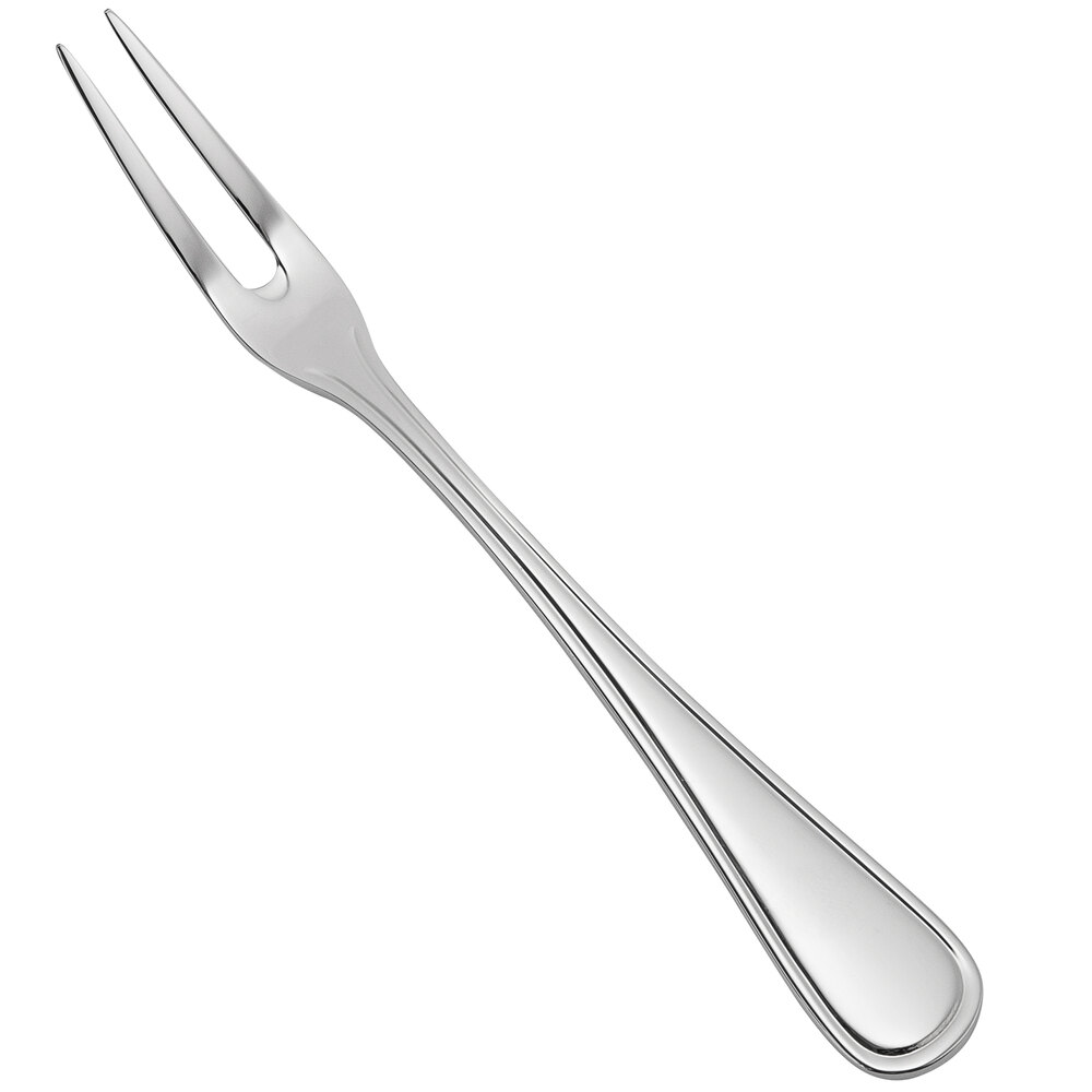 Bon Chef S4624 Ravello 7 1/4" 18/10 Stainless Steel Extra Heavy Weight Escargot Fork - 12/Case