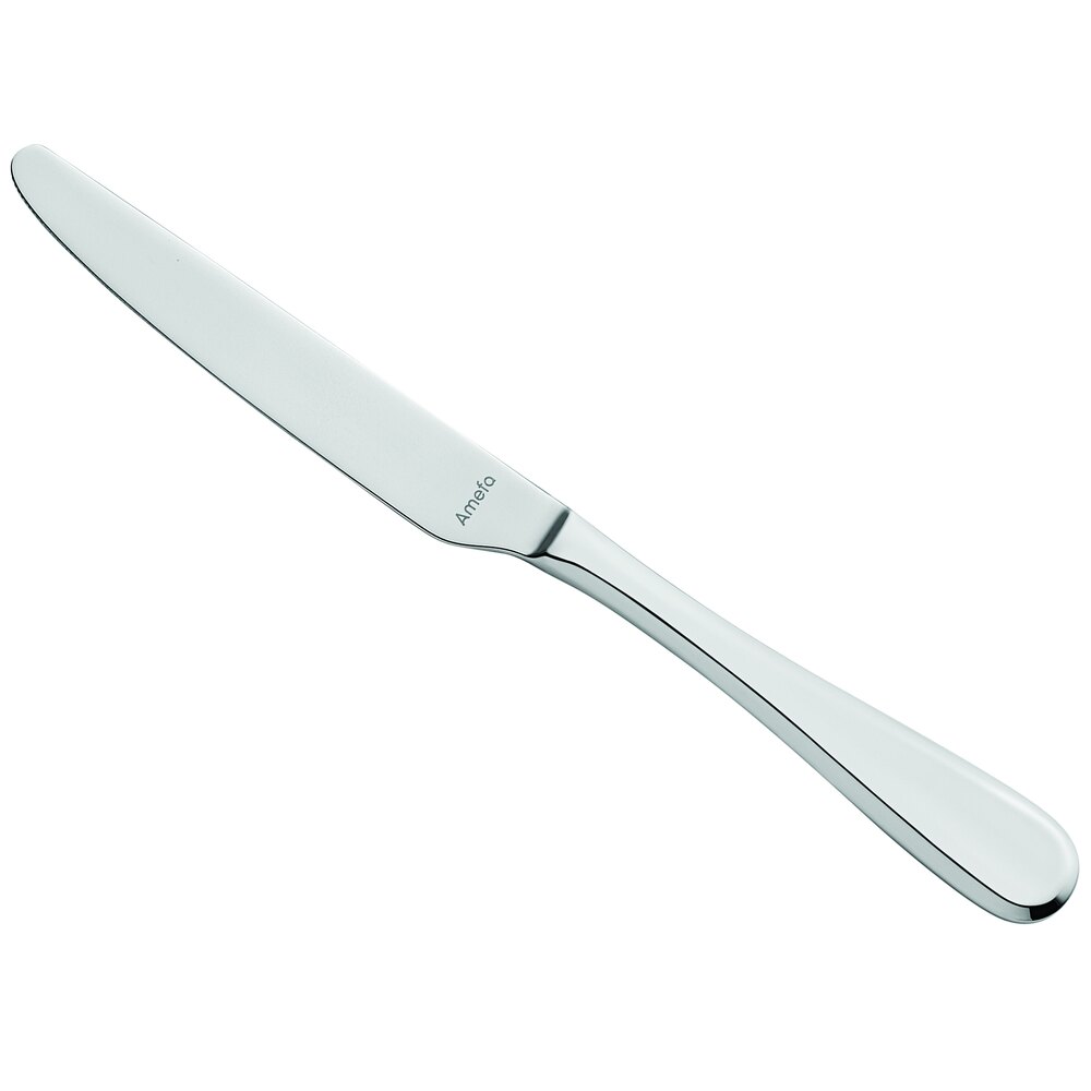 Amefa 805000B000335 Drift 8 3/8" 18/10 Stainless Steel Extra Heavy Weight Dessert Knife - 12/Case