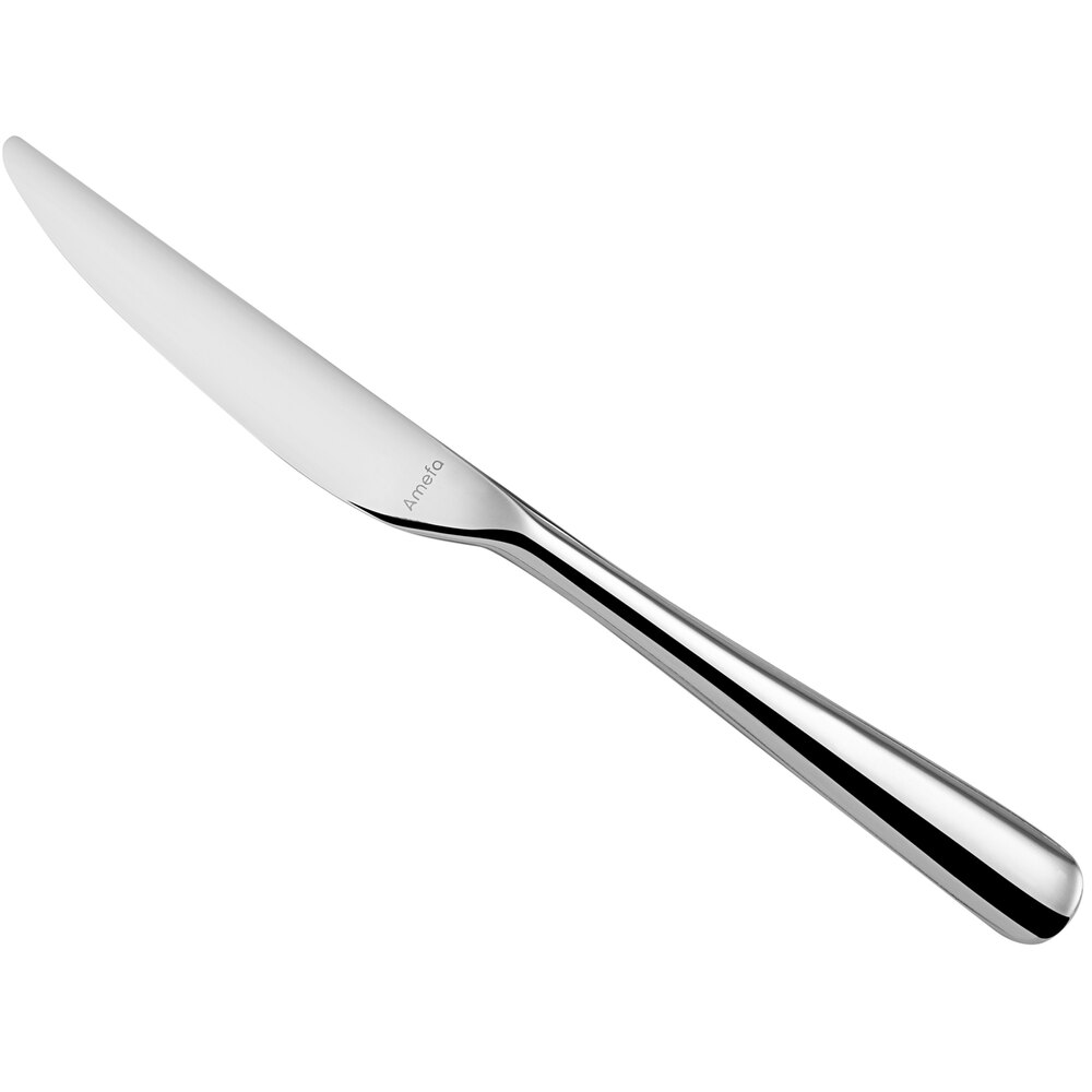Amefa 831000B000335 Opus 7 7/8" 18/10 Stainless Steel Extra Heavy Weight Dessert Knife - 12/Case