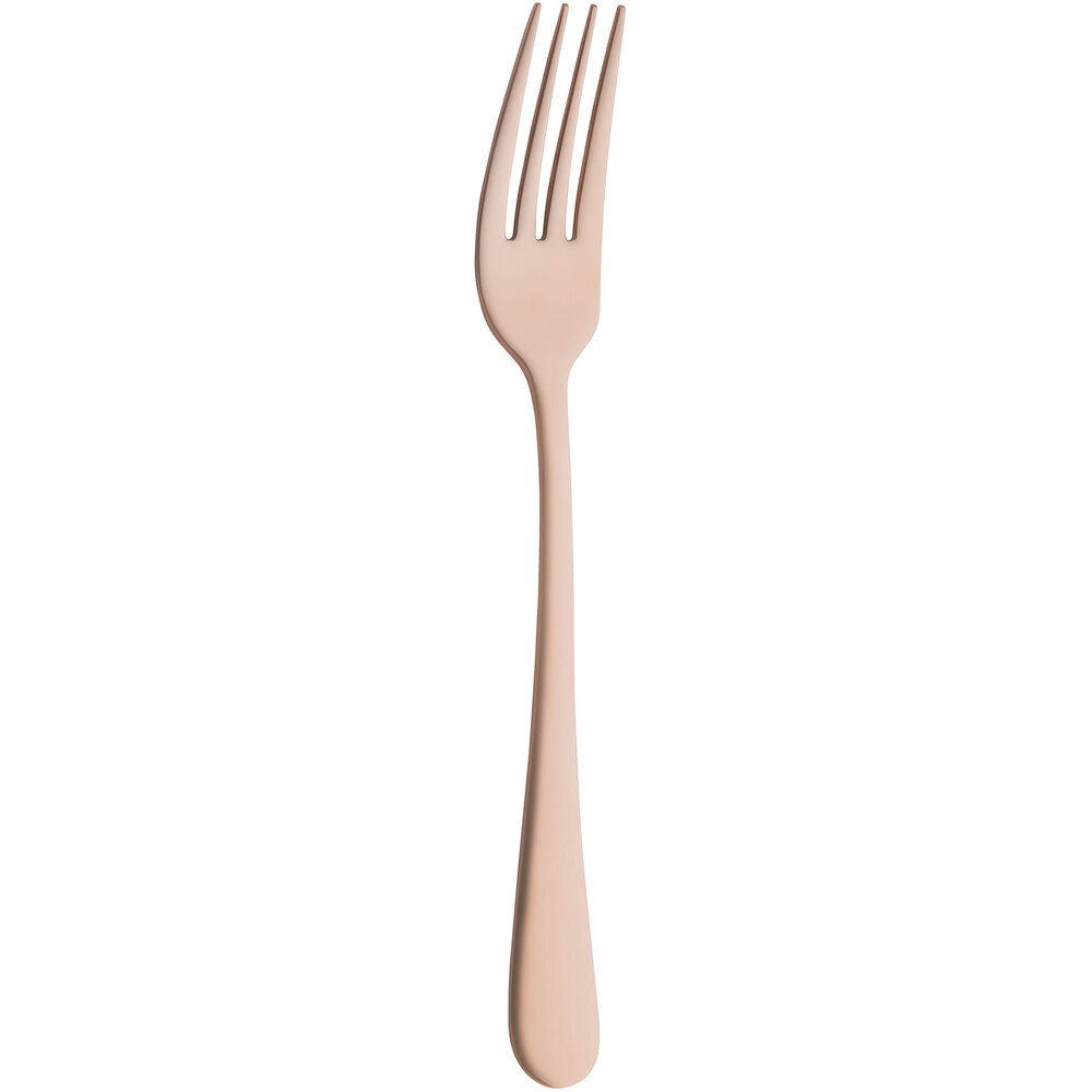 Amefa 1410AEB000320 Austin Copper 8 1/8" 18/0 Stainless Steel Heavy Weight Table Fork - 12/Case