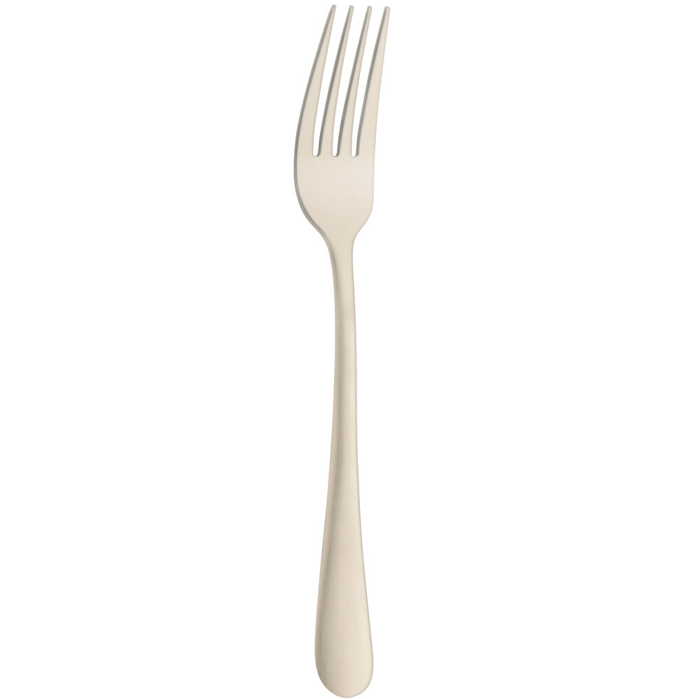 Amefa 1410AVB000340 Austin Champagne 7 3/16" 18/0 Stainless Steel Heavy Weight Dessert Fork - 12/Case