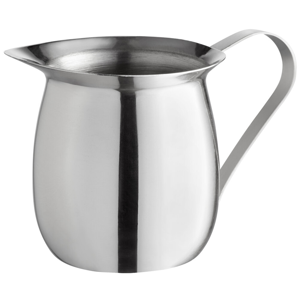 Vollrath 46008 8 oz. Stainless Steel Bell Creamer
