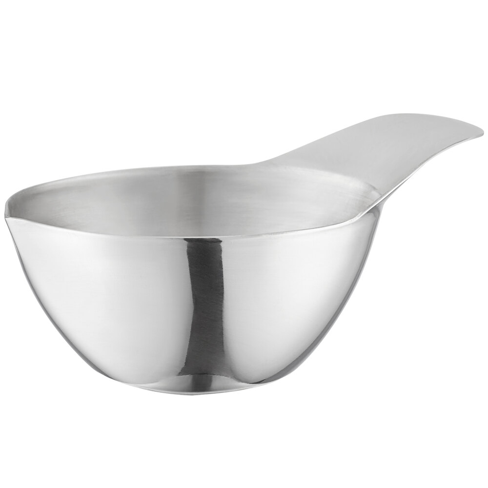 Vollrath 46655 3 oz. Smooth Stainless Steel Ramekin with Handle
