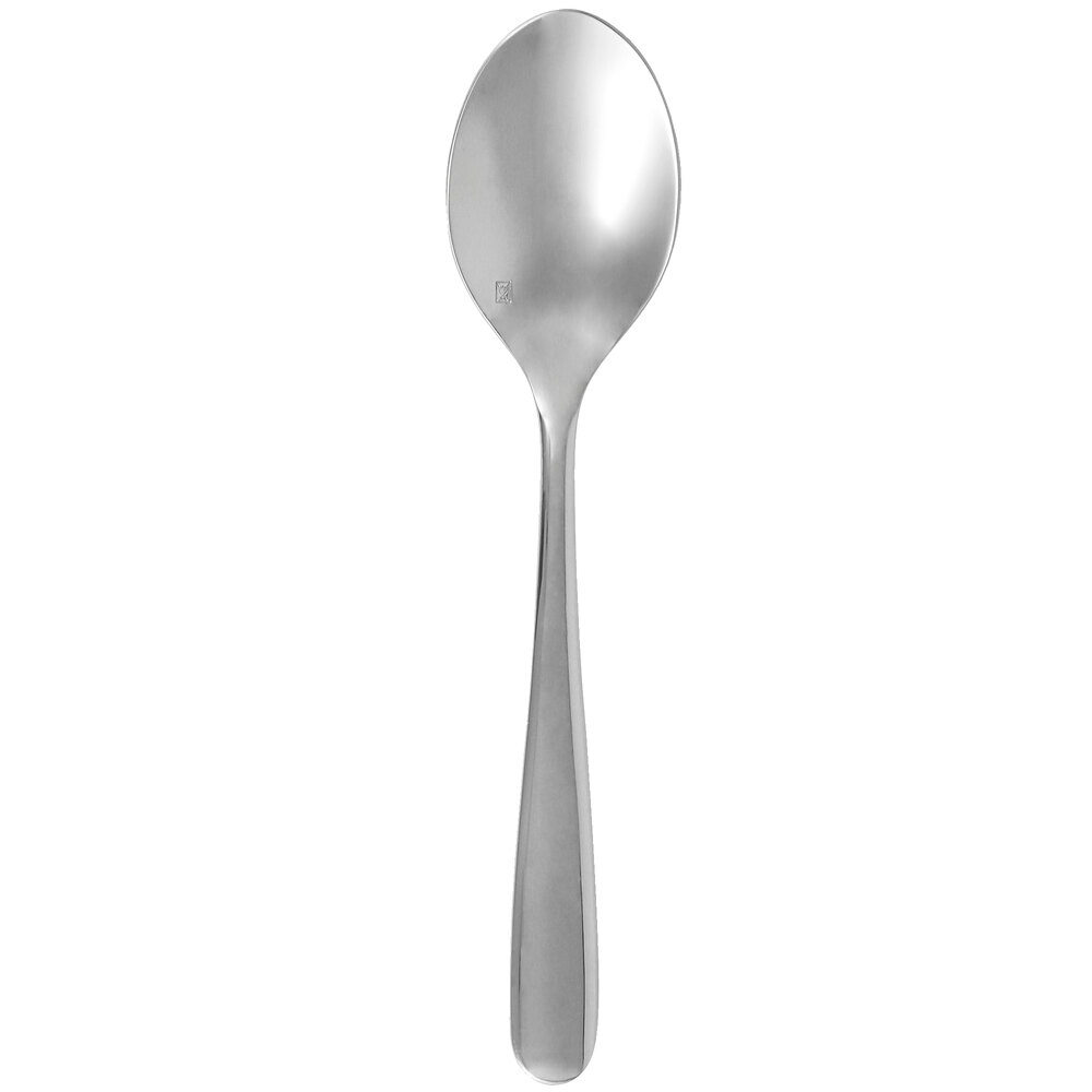Walco Vacanza from Steelite International WLVAC07 7 1/8" 18/10 Stainless Steel Extra Heavy Weight Dessert Spoon - 12/Case