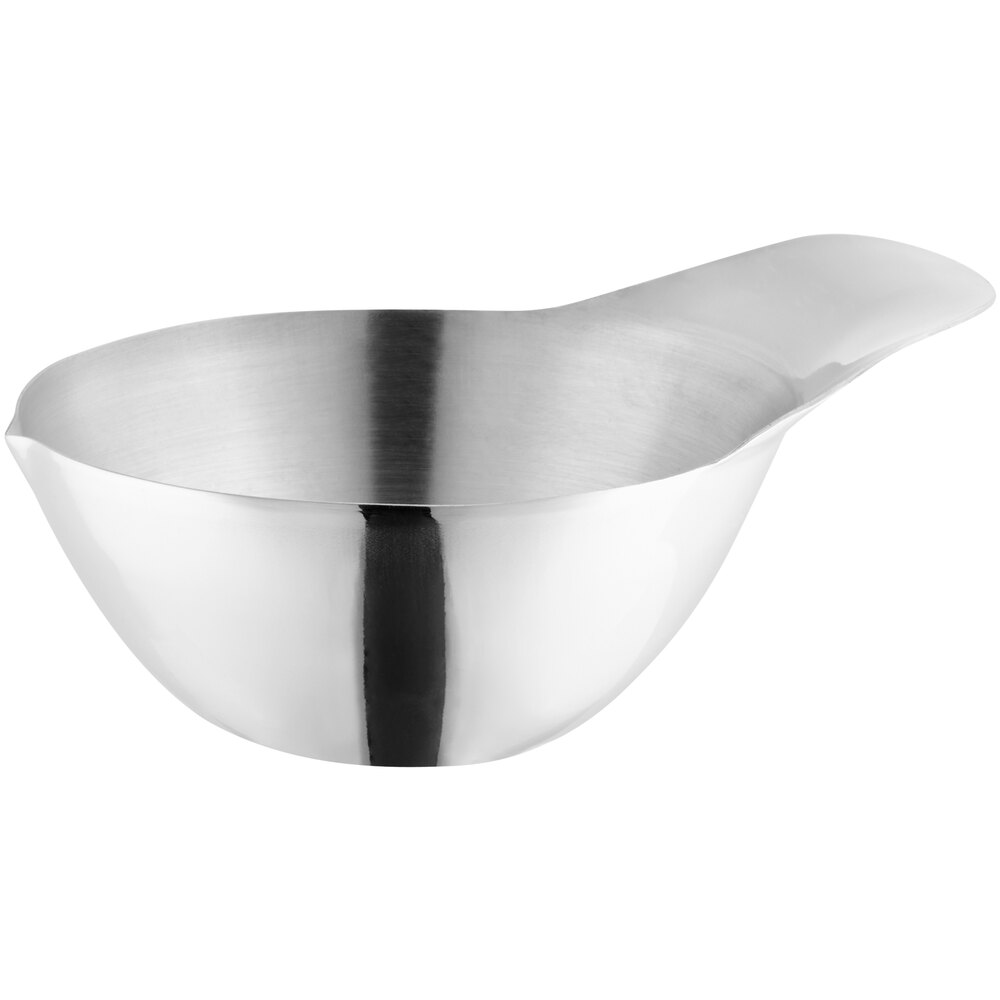 Vollrath 46661 4 oz. Smooth Stainless Steel Ramekin with Handle
