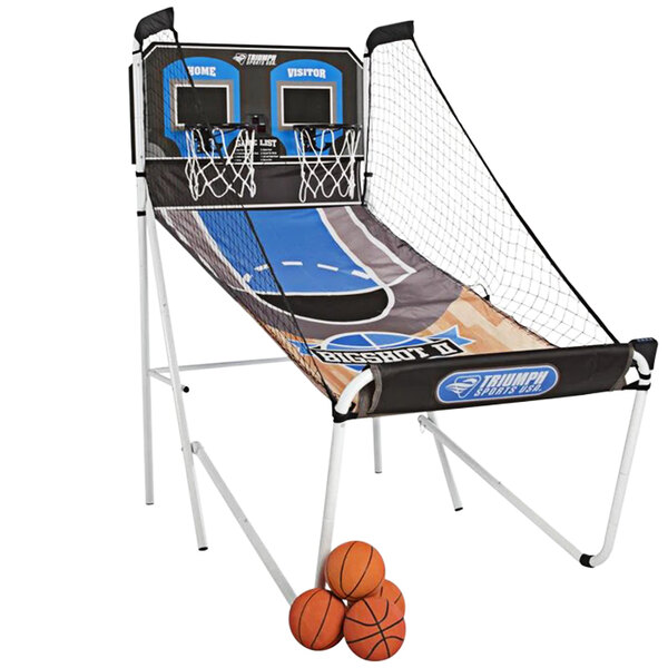 Triumph 45-6099BLU Big Shot Two Player 8-in-1 Basketball Shootout Game Set