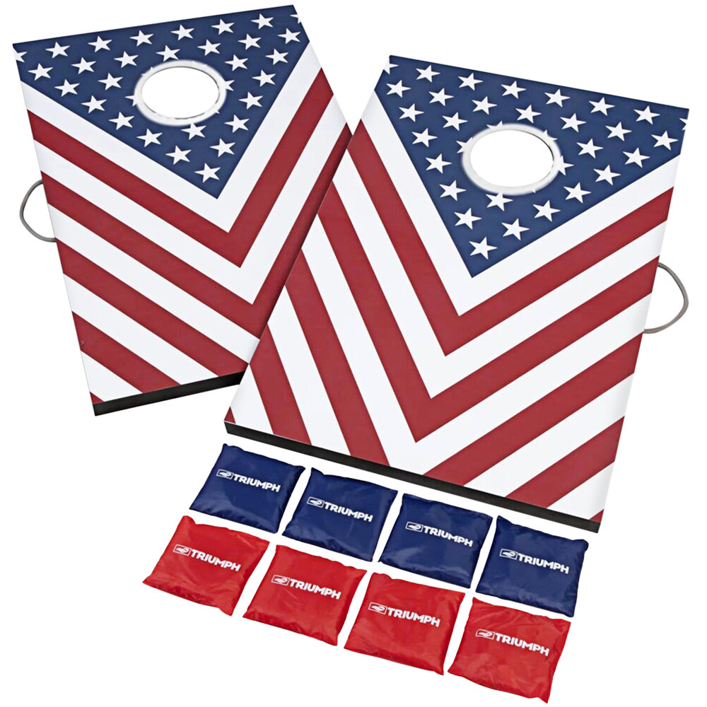 Triumph 35-7340-3 2' x 3' Patriotic LED Cornhole Set