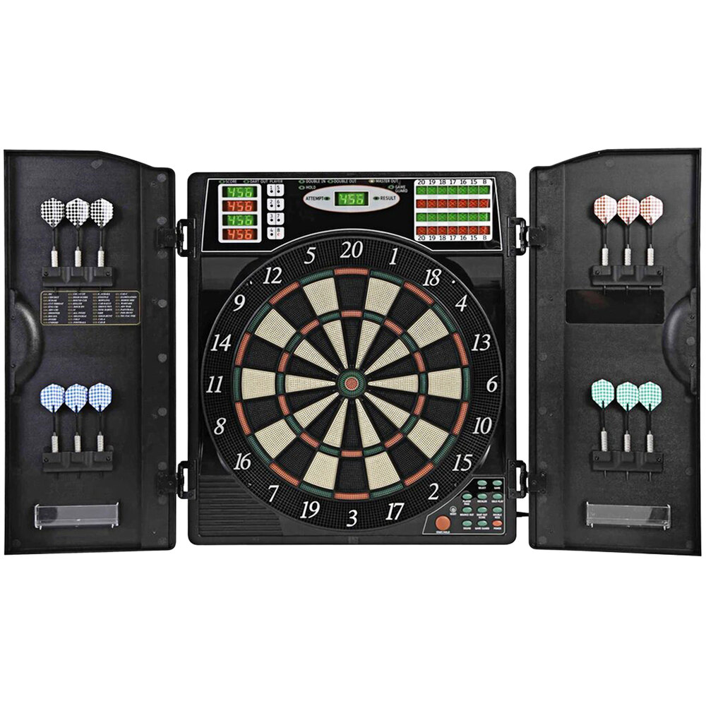 Arachnid Titanium 5400 Electronic Dartboard Cabinet Set EDBM680