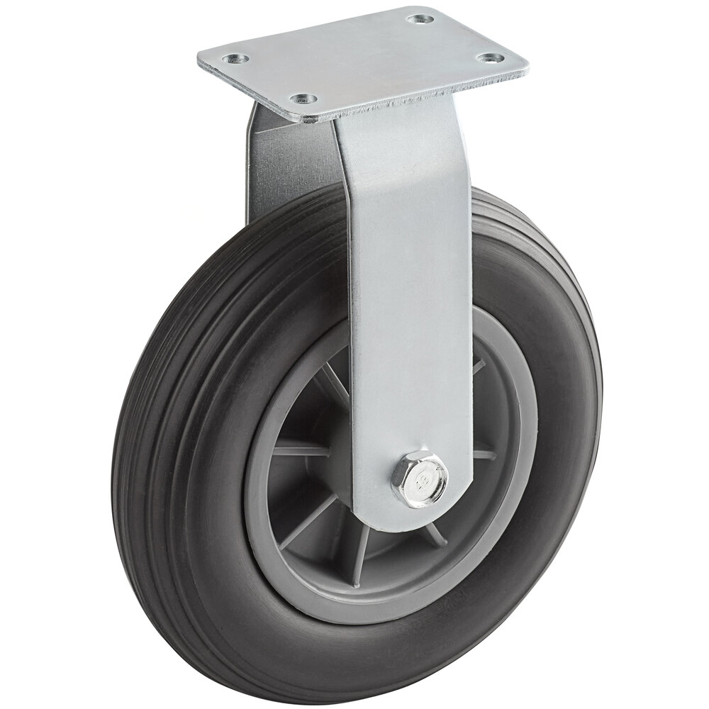 Lavex 8" Rigid Oversized Caster for Utility Carts
