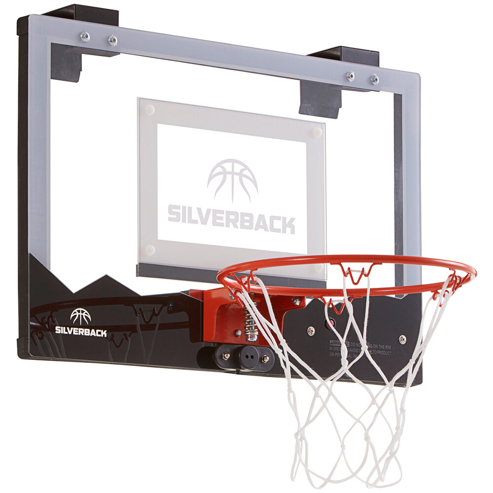 Silverback G02300W Lumen-X 18" LED Over-the-Door Mini Basketball Hoop with Ball