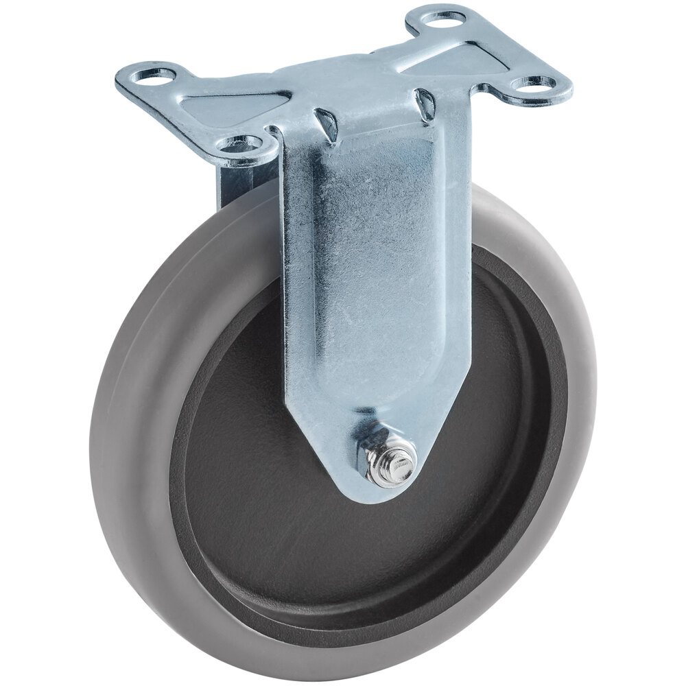 Lavex 5" Rigid Caster for Utility Carts