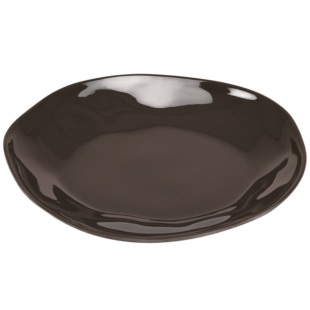 Cal-Mil Marin 8 3/4" Cinder Melamine Plate