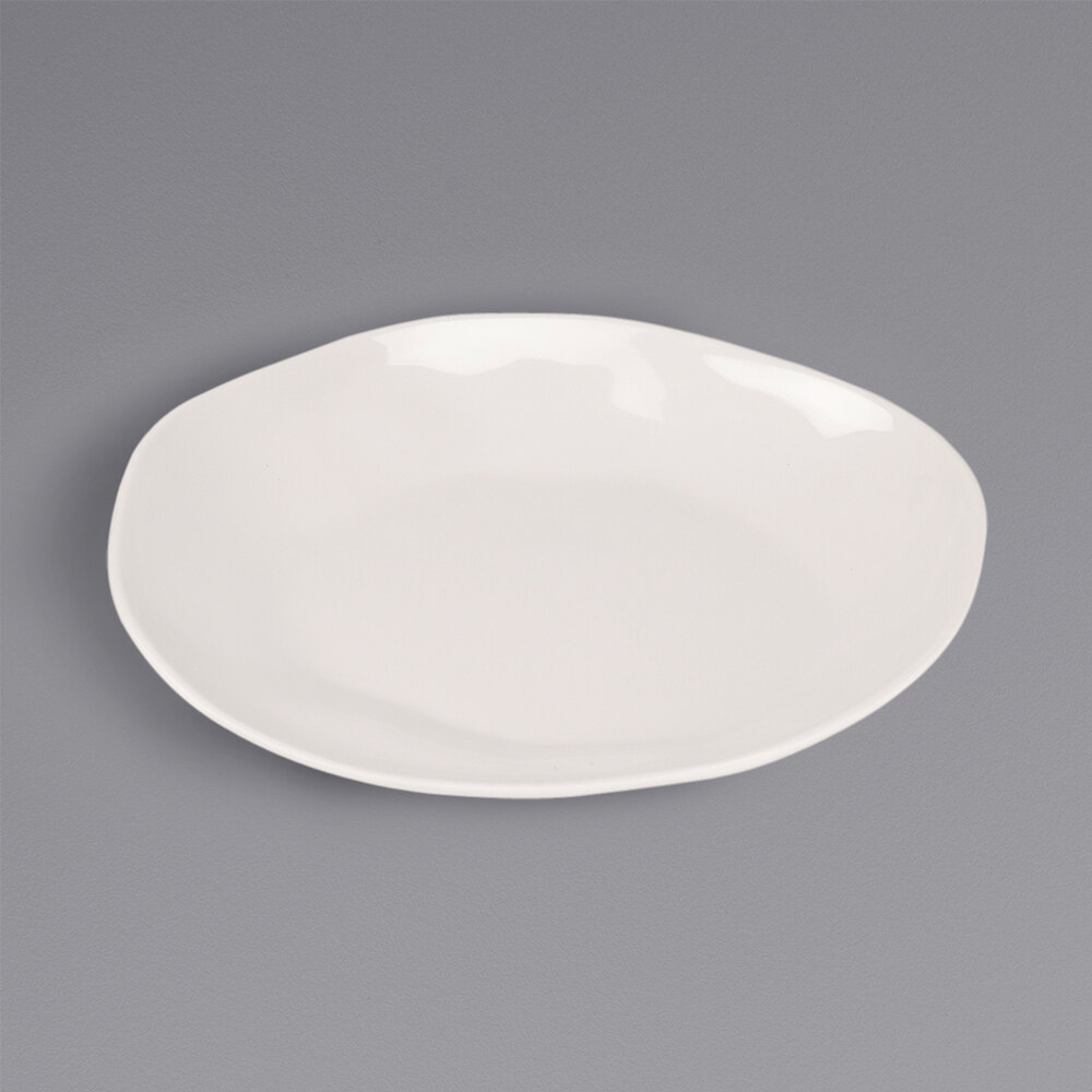 Cal-Mil Marin 8 3/4" Ivory Melamine Plate