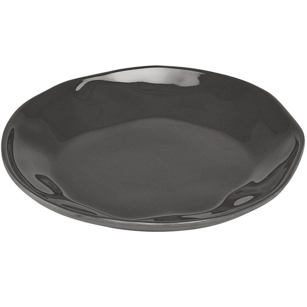 Cal-Mil Marin 6 1/2" Cinder Melamine Plate