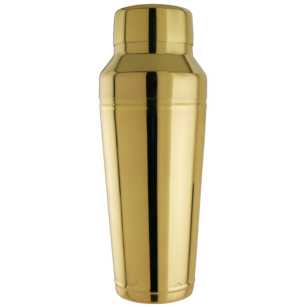 Franmara Speed-Pour 24 oz. Gold Cocktail Shaker 8149-68 BXR