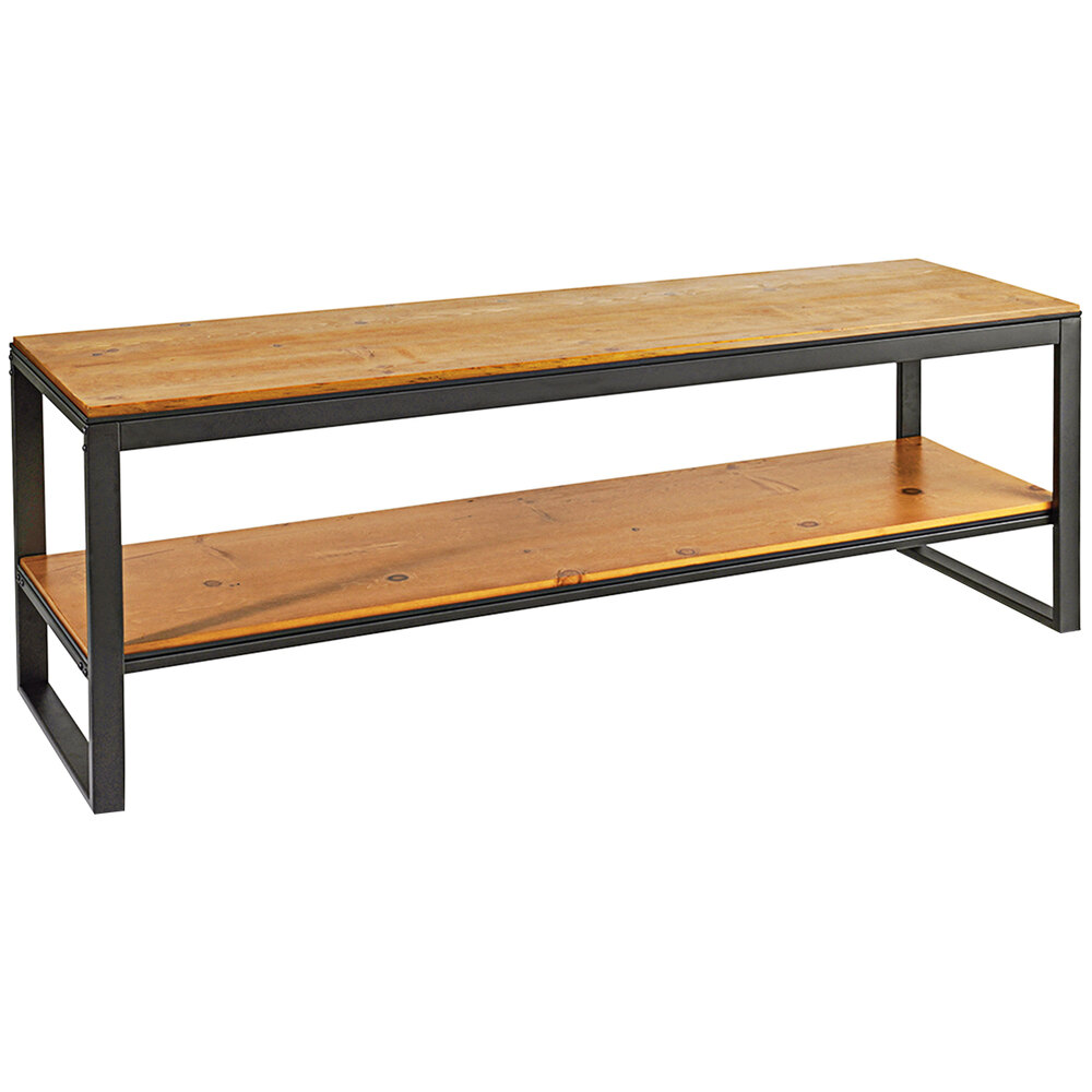 Cal-Mil Madera Rustic Pine 64 1/2" x 18" x 24 1/4" Nesting Merchandising Table