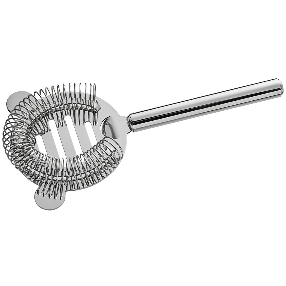Tablecraft Premium Stainless Steel 2-Prong Hawthorne Cocktail Strainer H211