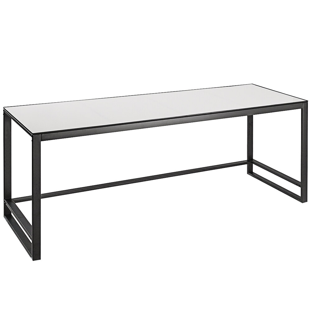 Cal-Mil Monterey 72" x 24" x 34" White Merchandising Table