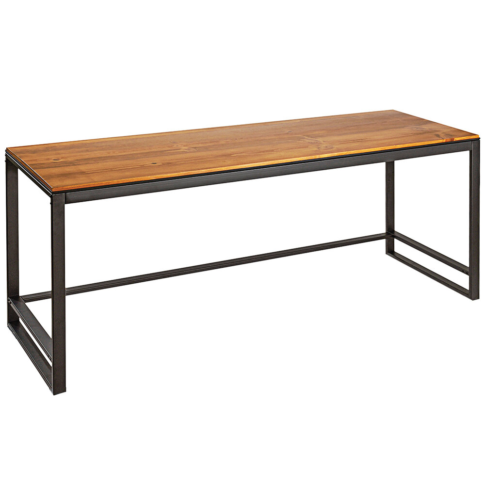 Cal-Mil Madera Rustic Pine 72" x 24" x 34" Merchandising Table