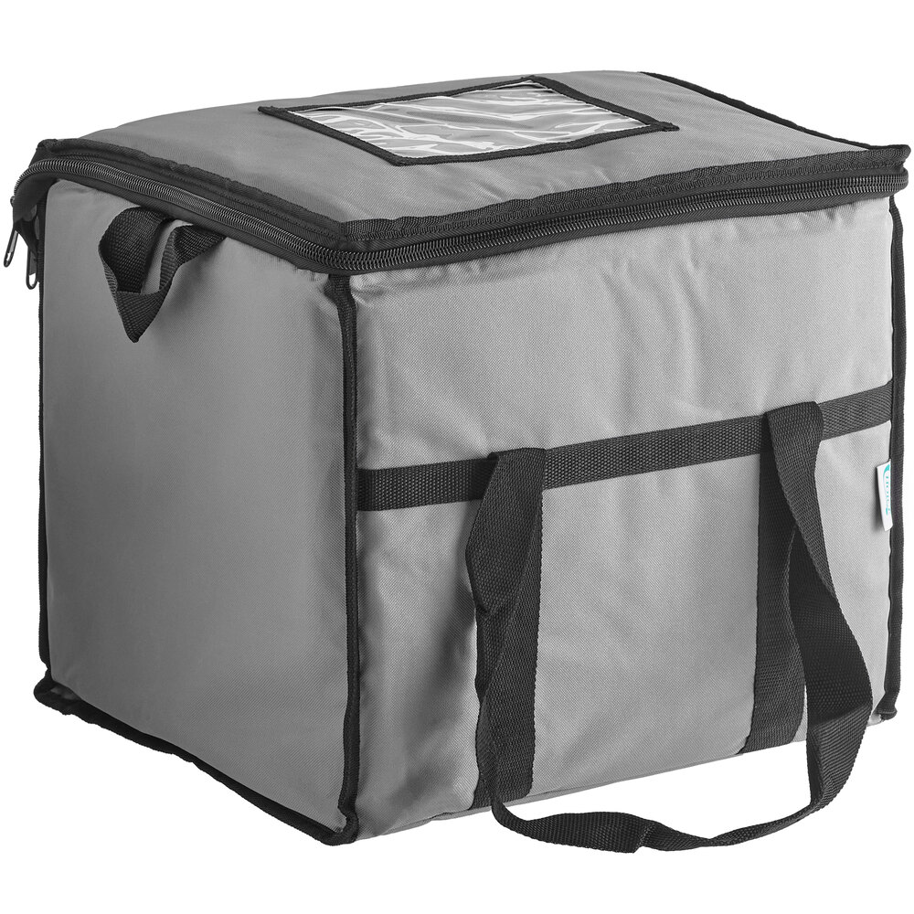 Choice Gray Medium Insulated Nylon Cooler Bag (Holds 40 Cans)