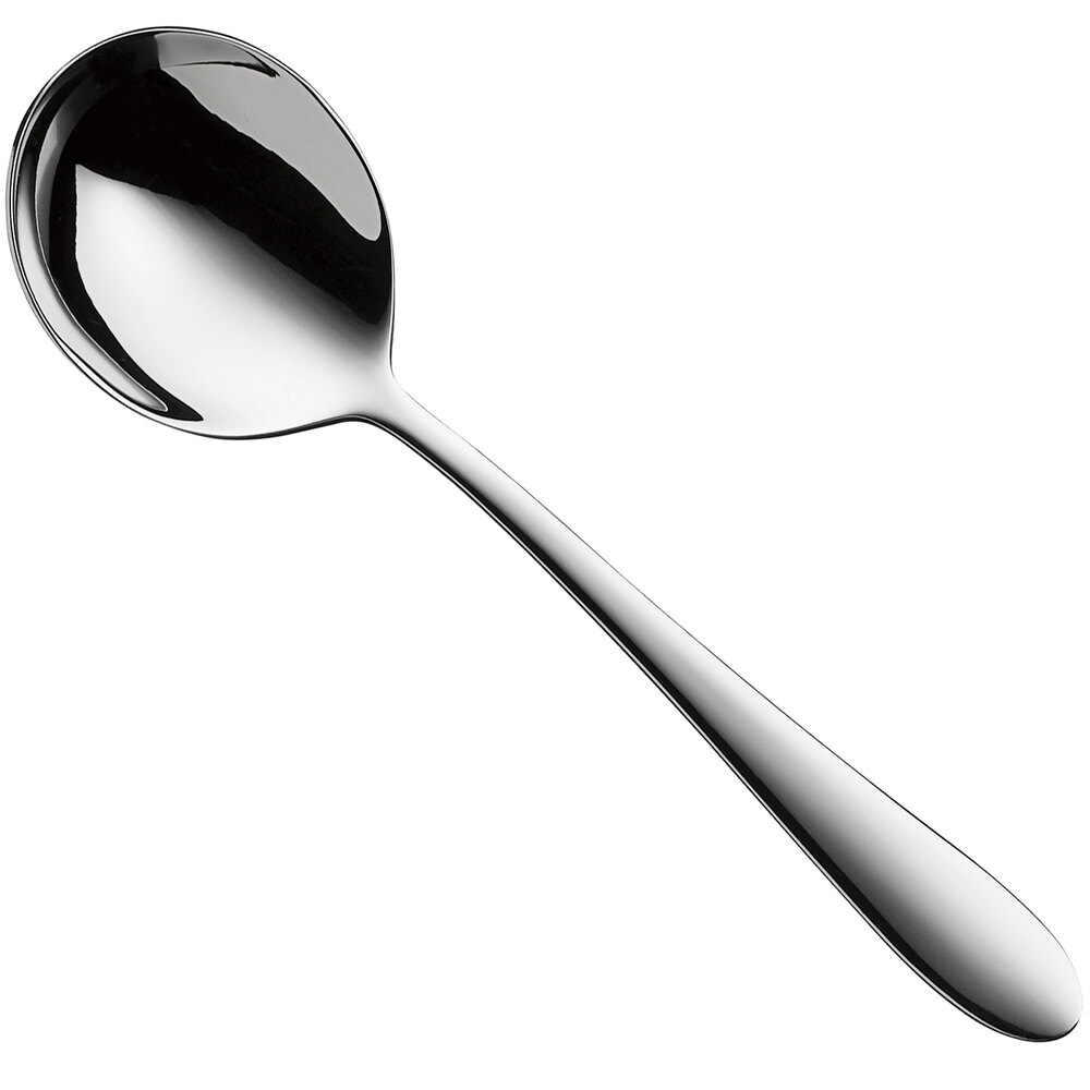 WMF Sara from BauscherHepp 6 1/2" 18/10 Stainless Steel Extra Heavy Weight Round Bowl Soup Spoon - 12/Case