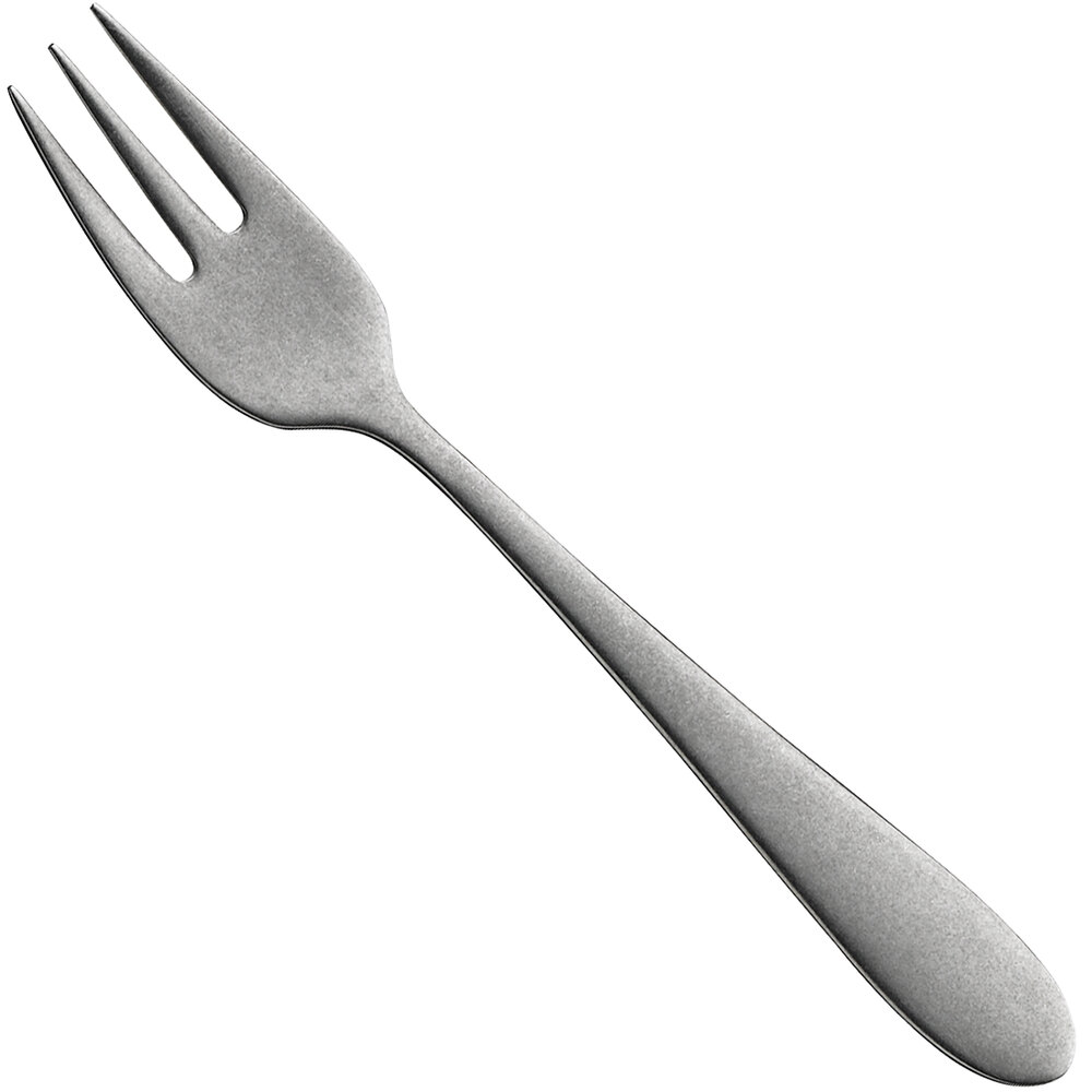 WMF Sara Stonewash from BauscherHepp 6 1/8" 18/10 Stainless Steel Extra Heavy Weight Cake Fork - 12/Case
