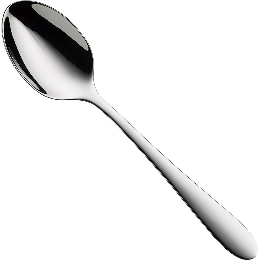 WMF Sara from BauscherHepp 7 3/8" 18/10 Stainless Steel Extra Heavy Weight Dessert Spoon - 12/Case