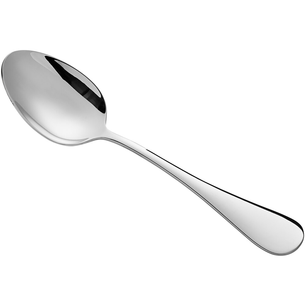 Acopa Vittoria 8 1/4" 18/8 Stainless Steel Extra Heavy Weight Tablespoon / Serving Spoon - 12/Case