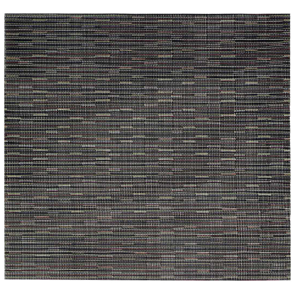 Front of the House Metroweave 14" x 13" Multi Urban Woven Vinyl Rectangle Placemat - 12/Pack