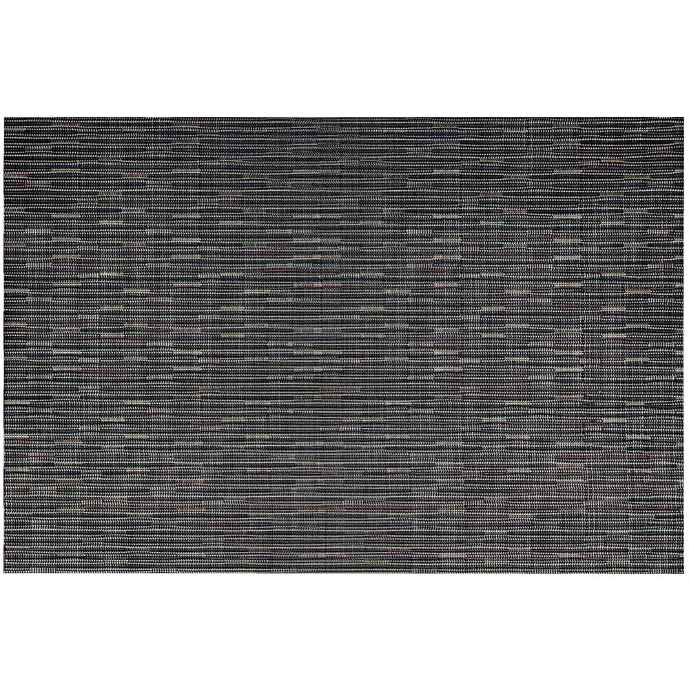 Front of the House Metroweave 17 1/2" x 11 3/4" Multi Urban Woven Vinyl Rectangle Placemat / Liner - 12/Pack