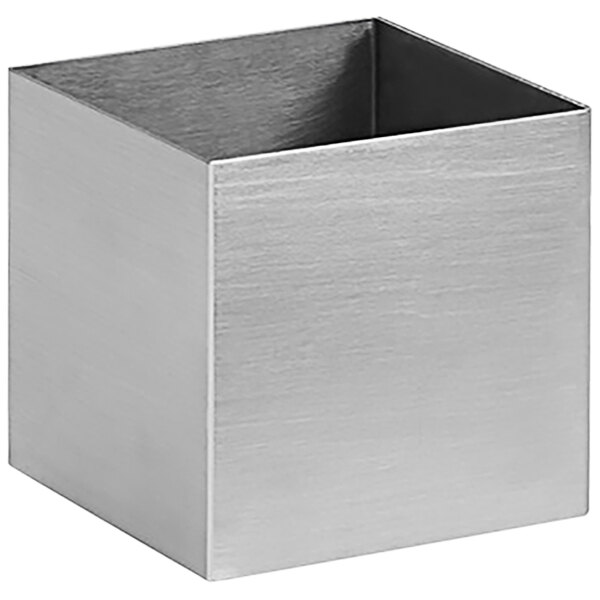 Cal-Mil 4" x 4" Stainless Steel Jar