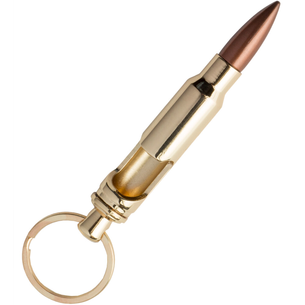 Franmara Bullet-Shaped Brass Bottle Opener 6009