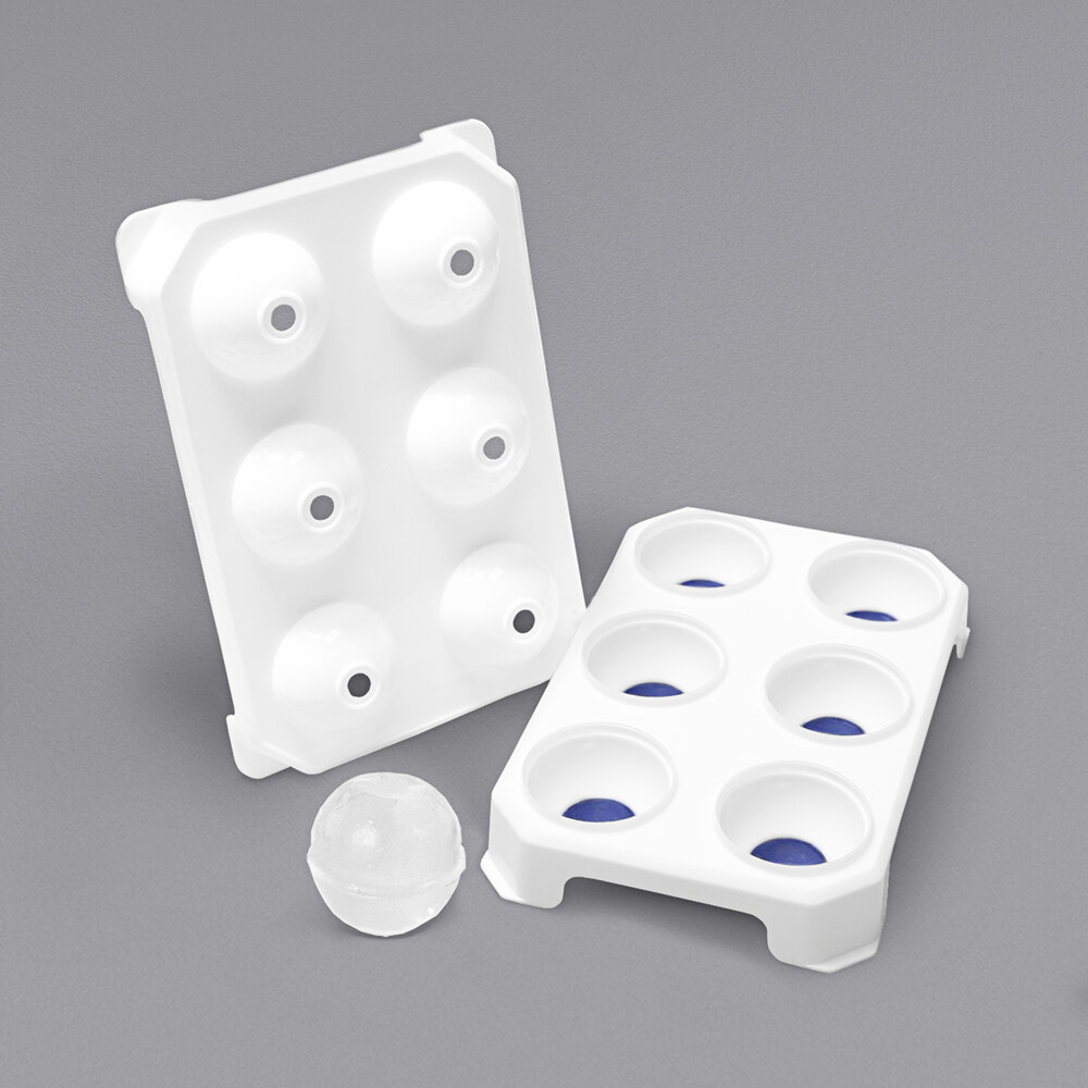 Franmara 6 Compartment 2 3/16" Sphere Ice Cube Tray 8179