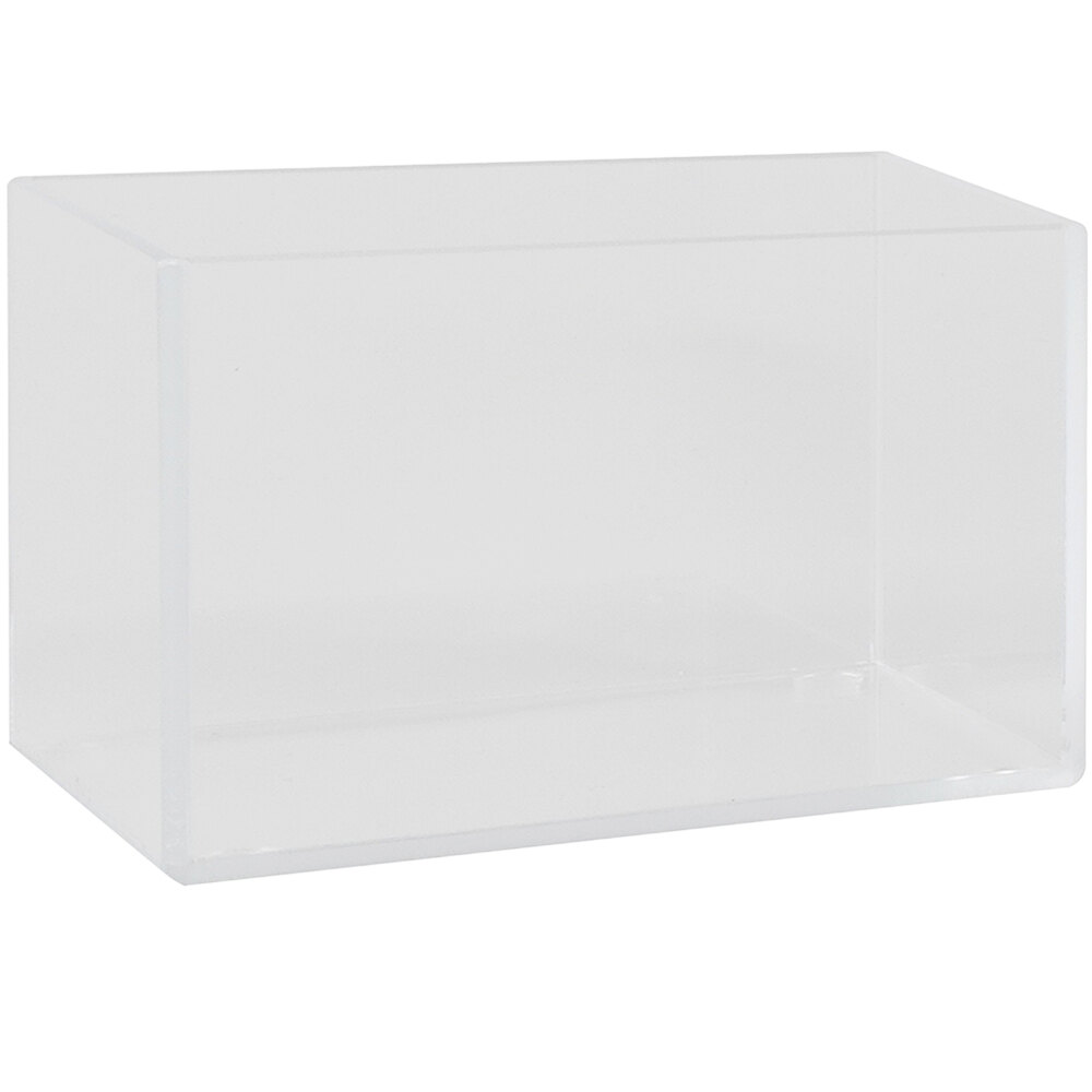 Cal-Mil Modular 6" x 6" x 4" Clear Acrylic Display Box 22313-4-12