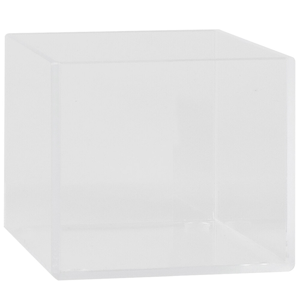 Cal-Mil Modular 4" x 4" x 4" Clear Acrylic Display Box 22311-4-12